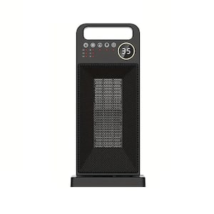 2000-Watt 16 in. Electric Portable Ceramic Heater with 3 Gear Air Circulation Tower Fan, Silence Heating, Air Cooler