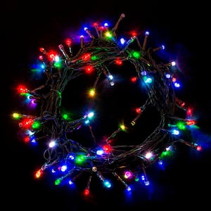 34 ft. 100 LED Multi-Color Electric Powered String Lights