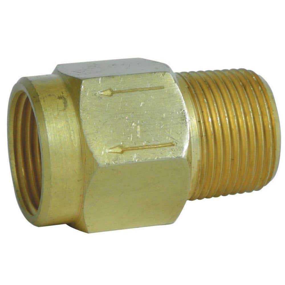 Brass Water Backflow Preventer Check Valve 1/2" Male Thread RV Camper P23415LF 