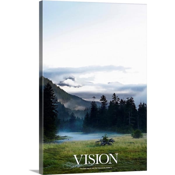 GreatBigCanvas "Inspirational Poster: The best way to see the future is to create it" by Kate Lillyson Canvas Wall Art