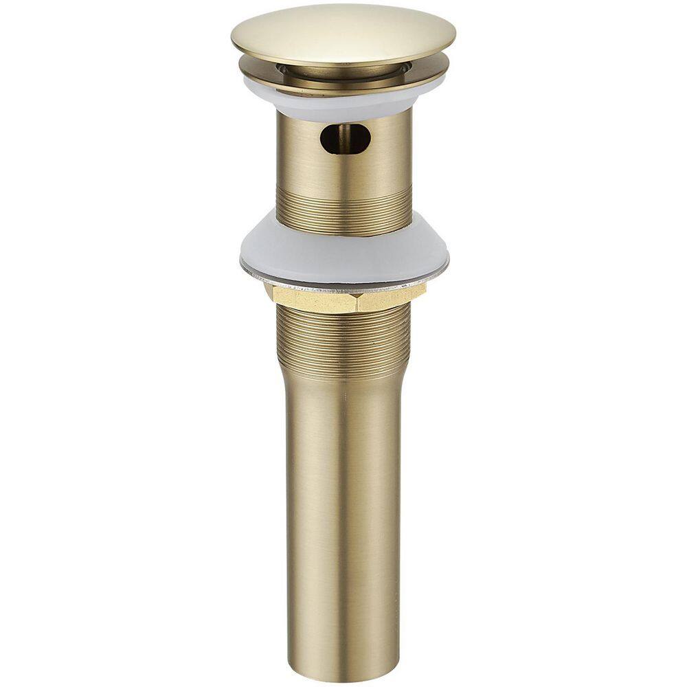 Brushed Gold Bathroom Sink Pop-Up Drain Assembly