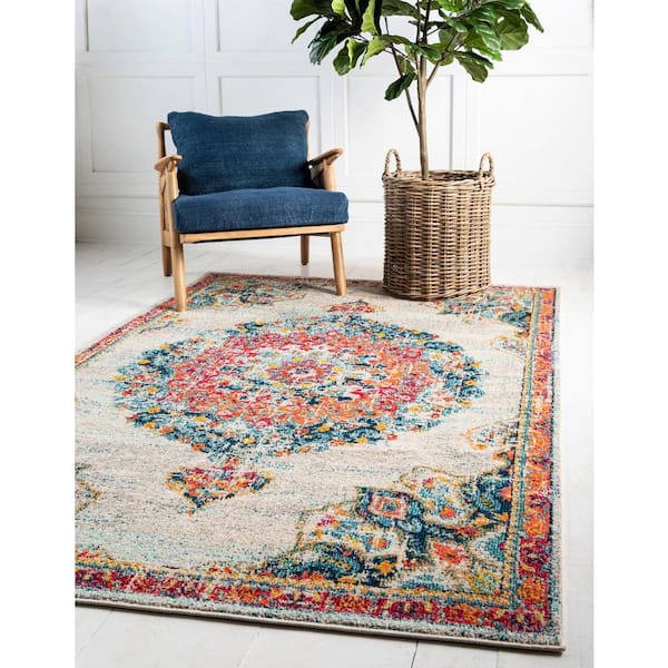 Penrose Alexis Ivory 8 ft. x 10 ft. Area Rug