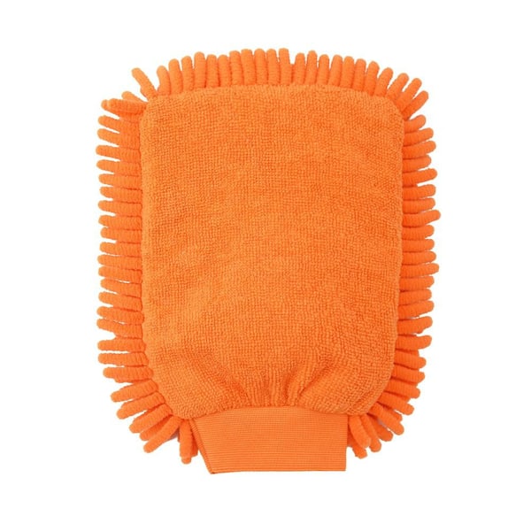 HDX 7.09 in. x 9.45 in. Orange Microfiber Cloth Dust Removal