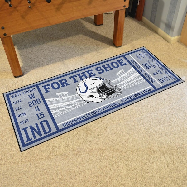 Indianapolis Colts 28 x 16 Come Back with Tickets Door Mat