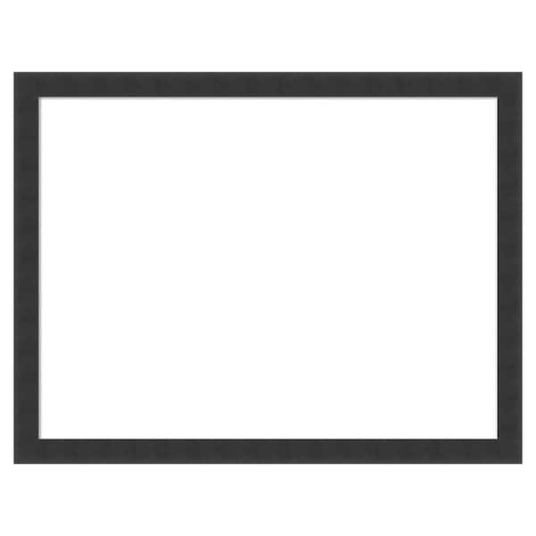 Amanti Art Mezzanotte Black 26 in. x 20 in. Wood Framed Dry Erase Magnetic Memo Board