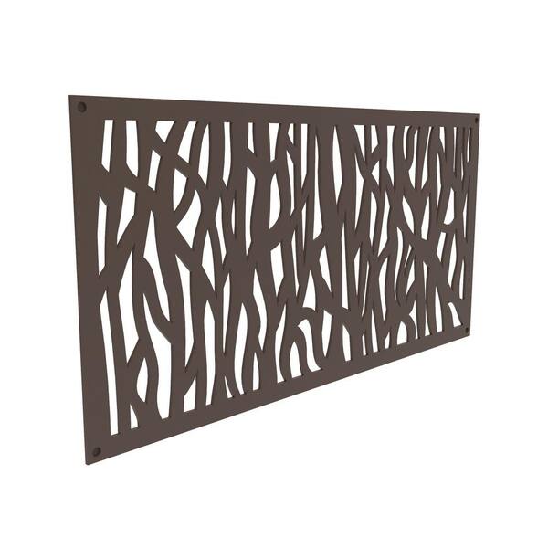 Barrette Outdoor Living 2 ft. x 4 ft. Sprig Brazilian Walnut