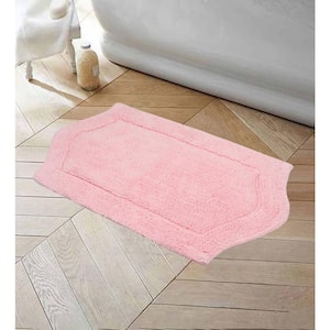 Waterford Collection 100% Cotton Tufted Bath Rug, 21 in. x34 in. Rectangle, Pink