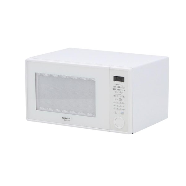 Sharp 1.3 cu. ft. Countertop Microwave in White with Sensor Cooking