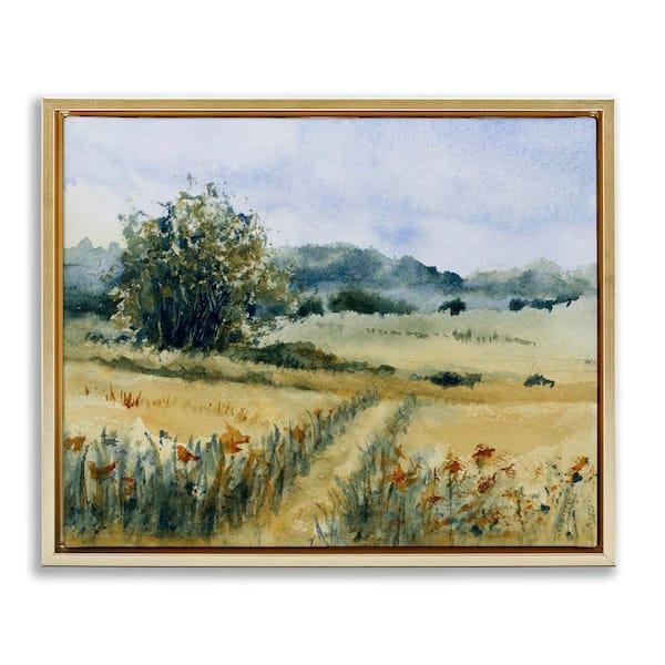 Stupell Industries Heart of the Country by Lanie Loreth Gold Floater Frame Nature Graphic Art Print 17 in. x 21 in.