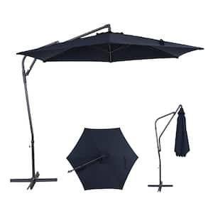 canvas miramar offset patio umbrella manual AE Outdoor 10 ft. Offset Patio Umbrella, Manual Tilt, 360° Crank, Vented,  Wind-Resistant for Market (Skyblue) HI770A-10FT-SKYBLUE