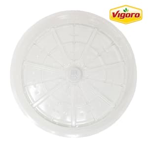 Curtis 5035725 11 in. Vinyl Plant Saucer, Clear - Pack of 200, 1 - Food 4  Less