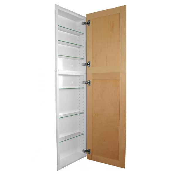 Unbranded Silverton 14 in. x 50 in. x 4 in. Frameless Recessed Medicine Cabinet/Pantry