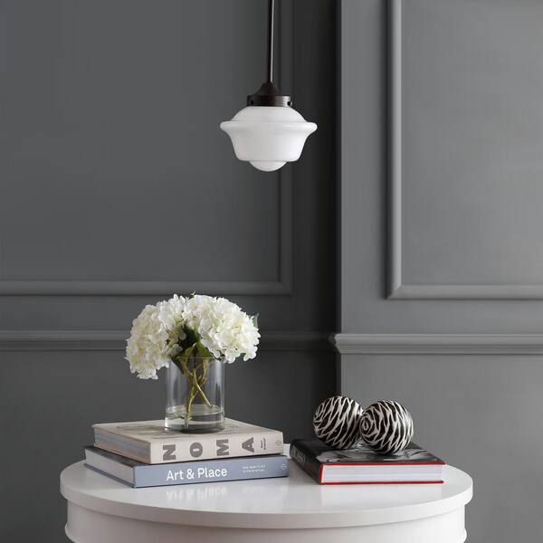 JONATHAN Y Kurtz 7.25 in. 1-Light Oil Rubbed Bronze LED