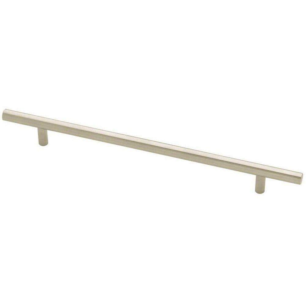 Solid Bar 8-13/16 in. (224 mm) Modern Cabinet Drawer Bar Pull in Stainless 