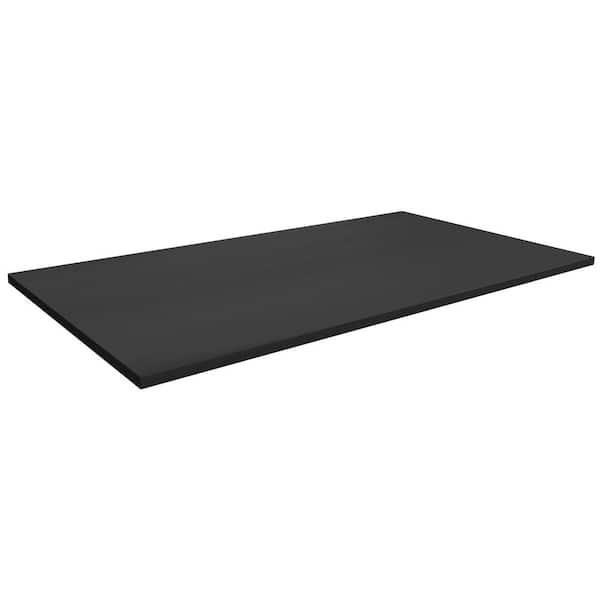 55 x 29 in. Black Rectangle Tabletop for Electric and Manual Sit-Stand Desk Frames