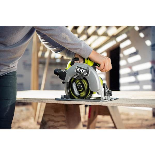 RYOBI ONE+ HP 18V Brushless Cordless 7-1/4 in. Circular Saw (Tool Only) - The Home Depot