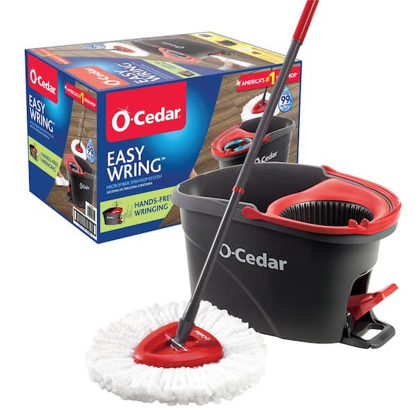 EasyWring Microfiber Spin Mop with Bucket System