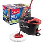 O-Cedar EasyWring Microfiber Spin Mop with Bucket System 148473