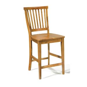 Arts and Crafts 24 in. Cottage Oak Bar Stool