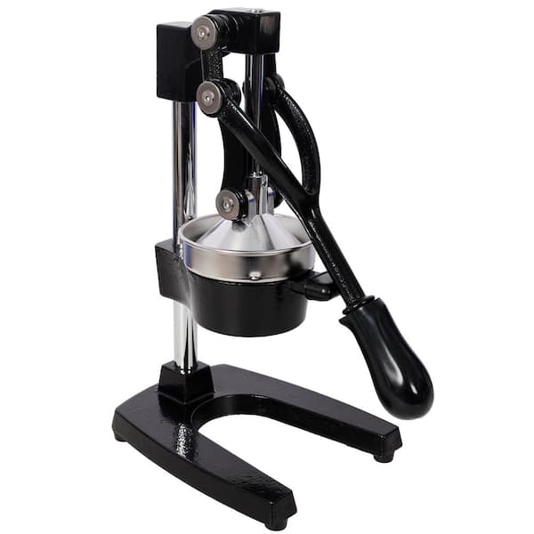 Black Cast Iron Citrus Juicer, Manual Hand Press
