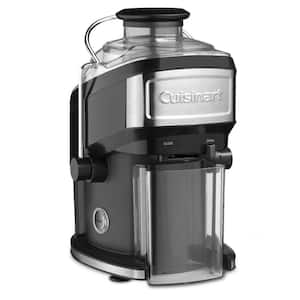 250-Watt 16 oz. Black Compact Juicer with Cleaning Brush