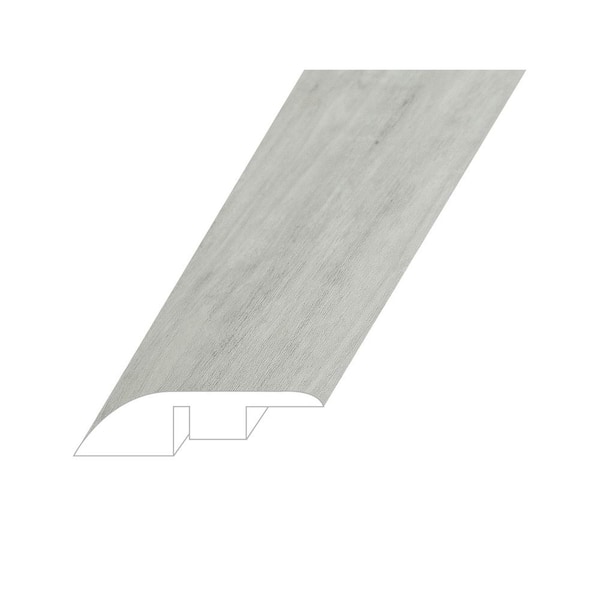 Montserrat Silva Ashen Bay 0.6 in. Thick x 1.8 in. Wide x 94.5 in. Length Vinyl Reducer Molding