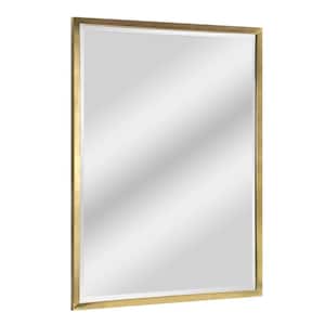 40 in. x 30 in. Classic Gold Metal Framed Wall Mirror