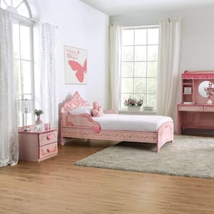 Mikelsen Pink Princess Twin Bed