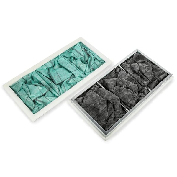 1-Micron Activated Carbon Inner Air Filter for Allergen/Odor Removal, 2-Pack (for 1044+ CFM Air Filtration Systems)