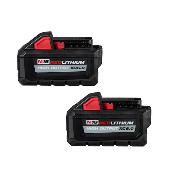 milwaukee battery 2 pack