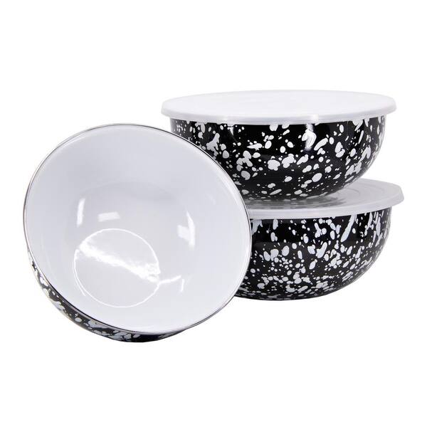 5 qt. Swirl Plastic Bowl - Black