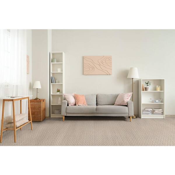 TrafficMaster 8 in. x 8 in. Loop Carpet Sample - Fresco Flow