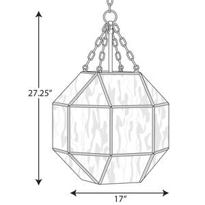 Mauldin 3-Light Black Pendant