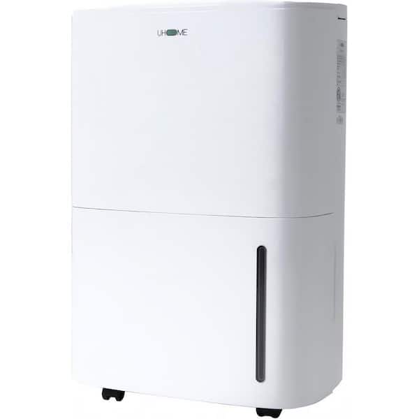 Unbranded 120pt. 6,000sq. ft. Dehumidifier in. White with 1.32Gal. Water Tank and Drain Hose for Basement,Garage,with Auto Defrost