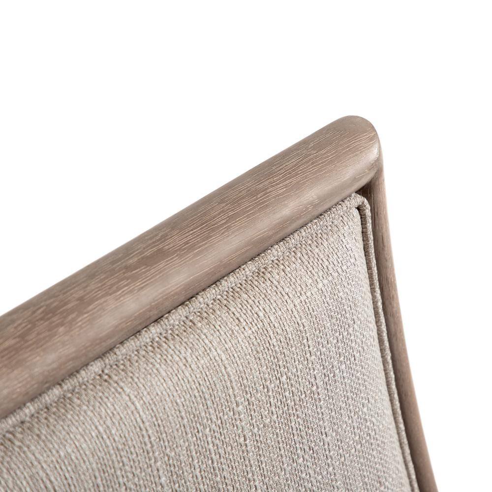 Natural Ash Upholstered High Back Side Chair