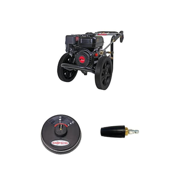 2900 PSI 2.4 GPM Gas Pressure Washer with 159cc Engine, 15 in. Surface Cleaner and Turbo Nozzle Combo