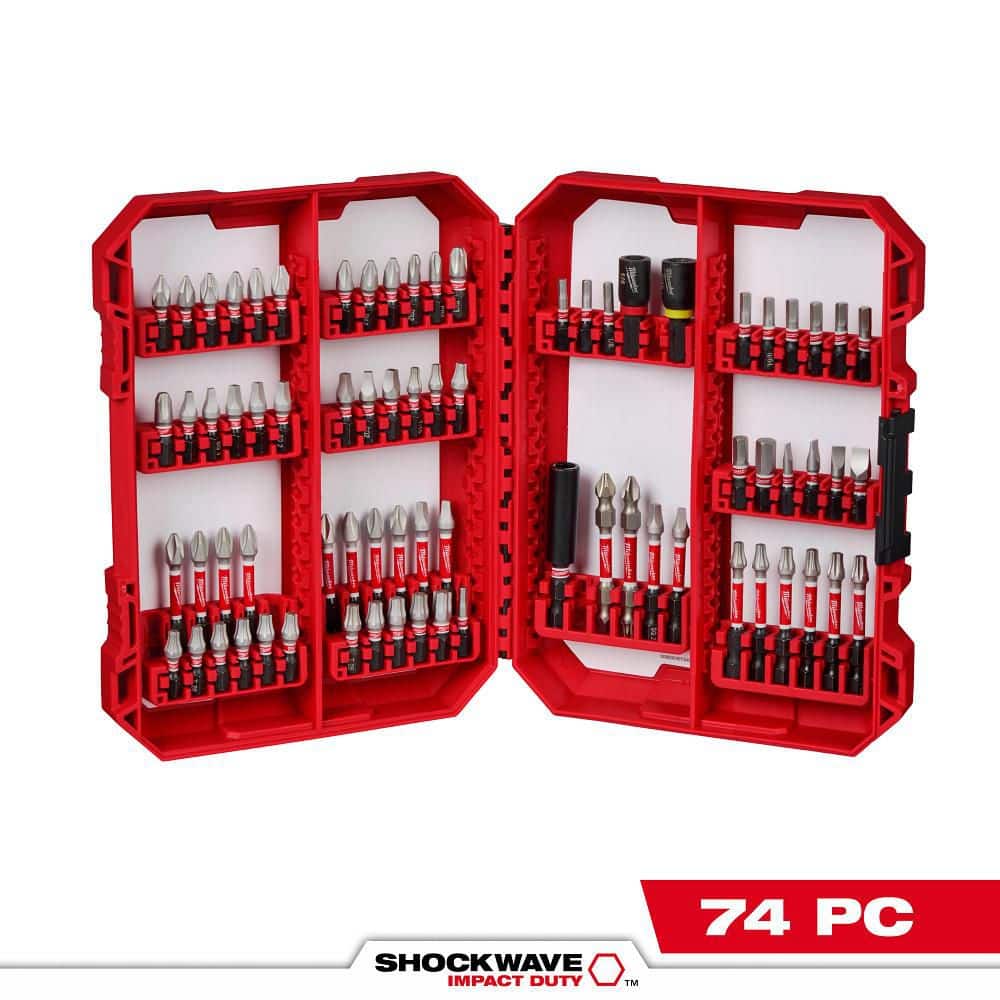Milwaukee SHOCKWAVE Impact Duty Alloy Steel Screw Driver Bit Set