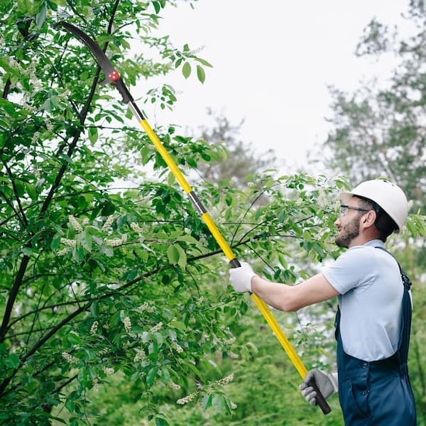 Karl home 288 in. x 13.7 in. Yellow Extendable Tree Pruner