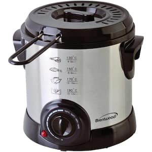 1.1 Qt. Stainless Steel Electric Deep Fryer