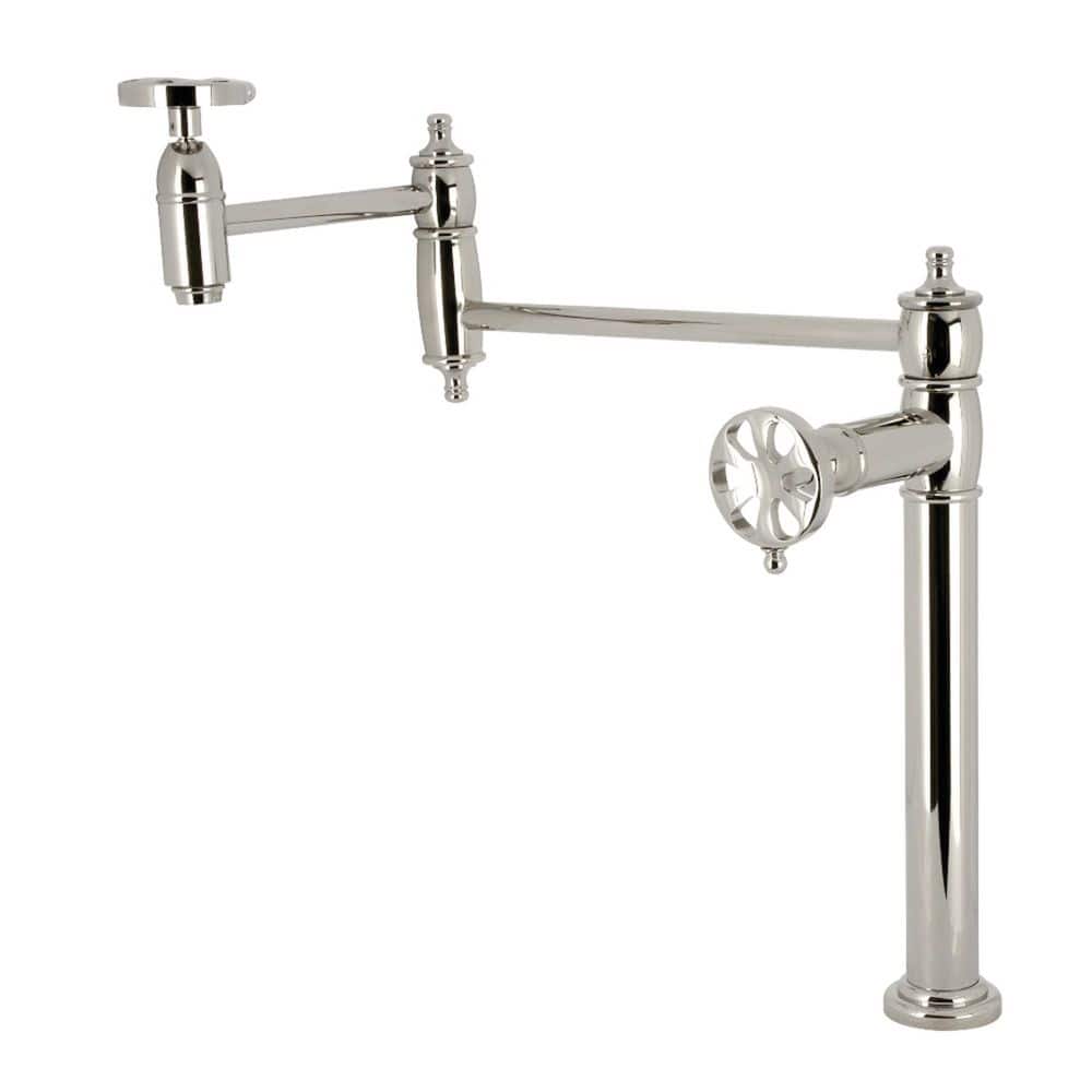 Belknap Deck Mount Pot Filler in Polished Nickel price history on PriceWatchPro