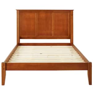 Shaker Style Cherry Queen Size Panel Headboard and Platform Bed