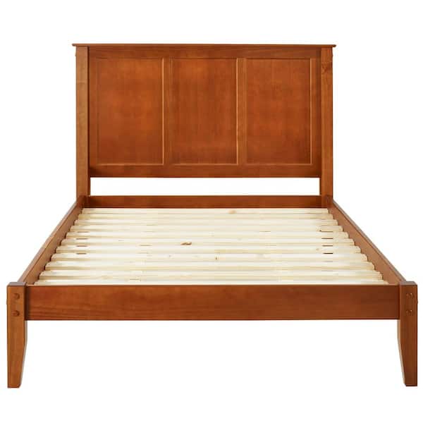 Camaflexi Shaker Style Cherry Queen Size Panel Headboard and Platform Bed