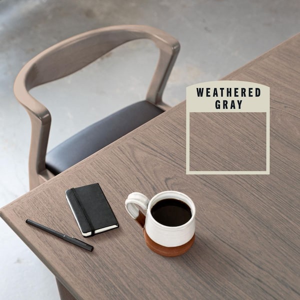 8 oz. Weathered Gray Premium Fast Dry Interior Wood Stain