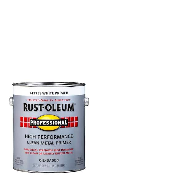 Rust-Oleum Professional 1 gal. White Clean Metal Rust Preventive Primer (Case of 2)