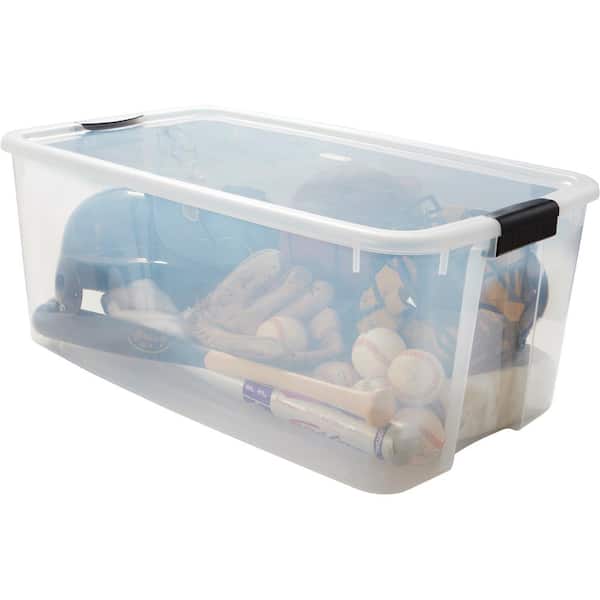 https://images.thdstatic.com/productImages/7e7ace63-97dd-4696-8861-c2fa58078fd8/svn/clear-base-with-clear-lid-and-black-latches-sterilite-storage-bins-19908604-fa_600.jpg