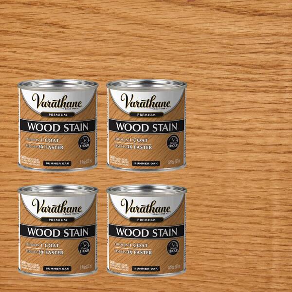 2 X Dark Oak Varnish Wooden Paint - 180ml Tins - Interior/Exterior Wood Coating 151 - EAN 5060802722710