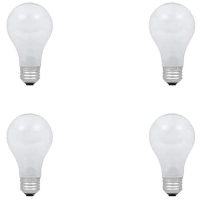 40-Watt Equivalent A19 Dimmable Eco-Incandescent Light Bulb Soft White (8-Pack)