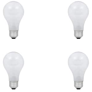 40-Watt Equivalent A19 Dimmable Eco-Incandescent Light Bulb Soft White (4-Pack)