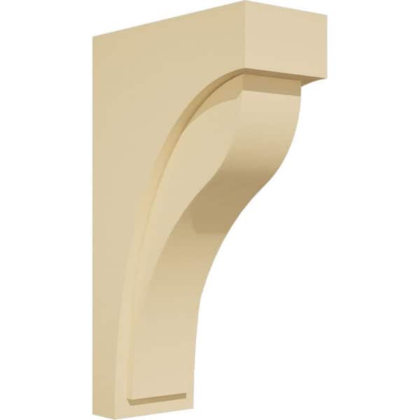 Ekena Millwork Standard Helena 3.5 in. W x 13.375 in. H x 8 in. D Signature Urethane Polyurethane Corbel
