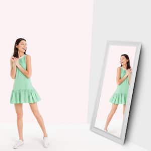 Framed Bevel Leaner Full Length Floor Mirror, XL Wall Mirror, Large Rectangle Standing Mirror for Bedroom 66" L x 32" W